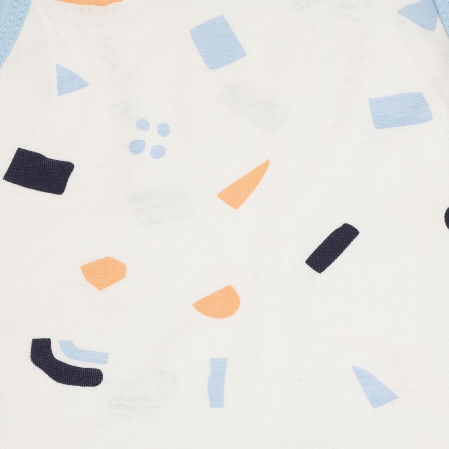 Infant Boys' 100% Cotton Baba Suit , Light Blue, large image number null