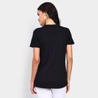 Ladies' Round Neck T-Shirt , Black, small image number null