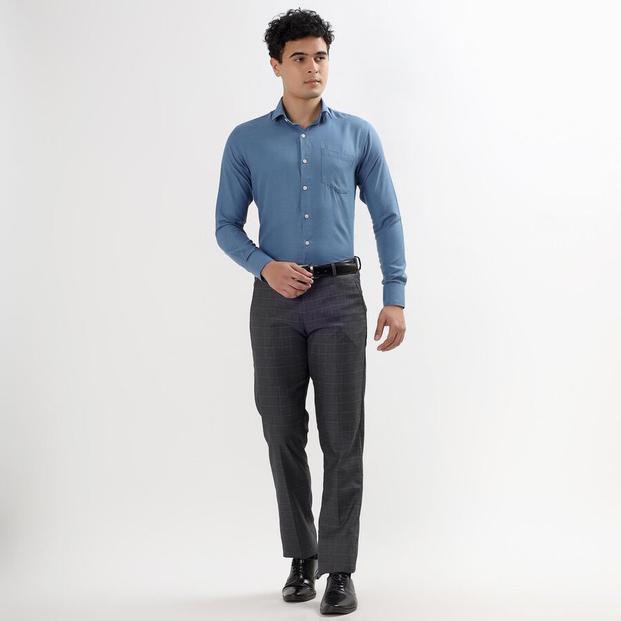 Men's Formal Shirt , Mid Blue, large image number null