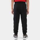 Boys' Black Colorblock Jogger Pyjama, काला, small
