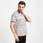 All Over Print Round Neck T-Shirt, Dark Grey, small image number null