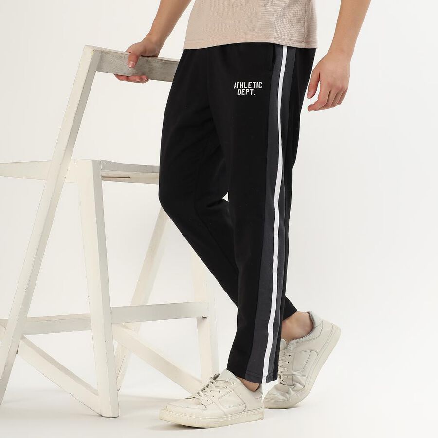 Brink Men's Jet Black Relaxed Fit Athletic Pyjama | Vishal Mega Mart India