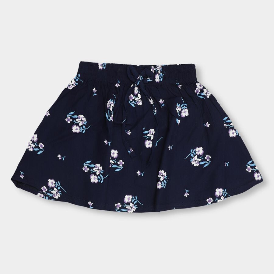 Girls' Skirt , नेवी ब्लू, large image number null