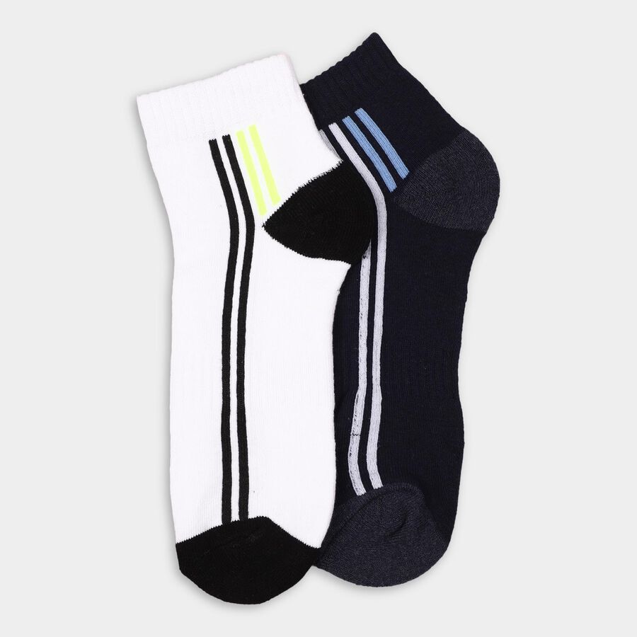 Men's Socks (Pack of 2), Navy Blue, large image number null