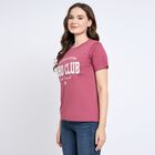 Ladies' Round Neck T-Shirt, Purple, small image number null
