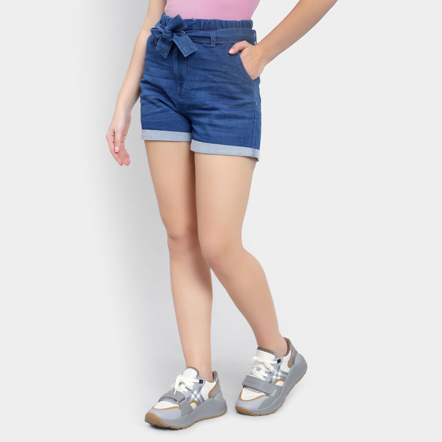Solid Shorts, मध्यम नीला, large image number null