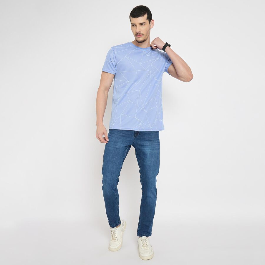Men's Drifit T-Shirt , Light Blue, large