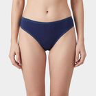 Women's Navy Blue Regular Fit Printed Panty, Navy Blue, small