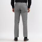 Men's Slim Fit Formal Trousers, हल्का ग्रे, small image number null