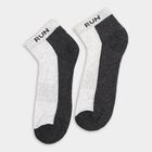 Men's Socks (Pack of 2), गहरा ग्रे, small