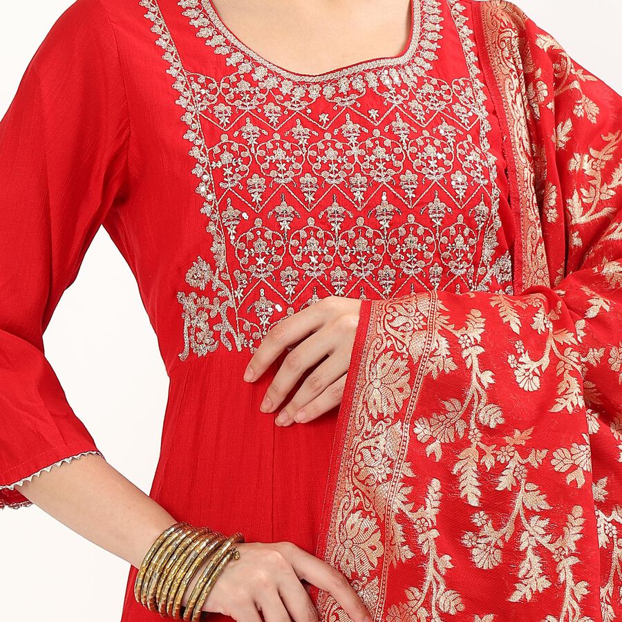 Ladies' Ethnic Set, Red, large