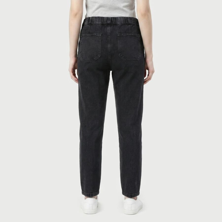 Women's Grey Regular Fit Classic Jeans, Dark Grey, large