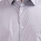 Men's Light Grey Slim Fit Formal Shirt, Light Grey, small image number null