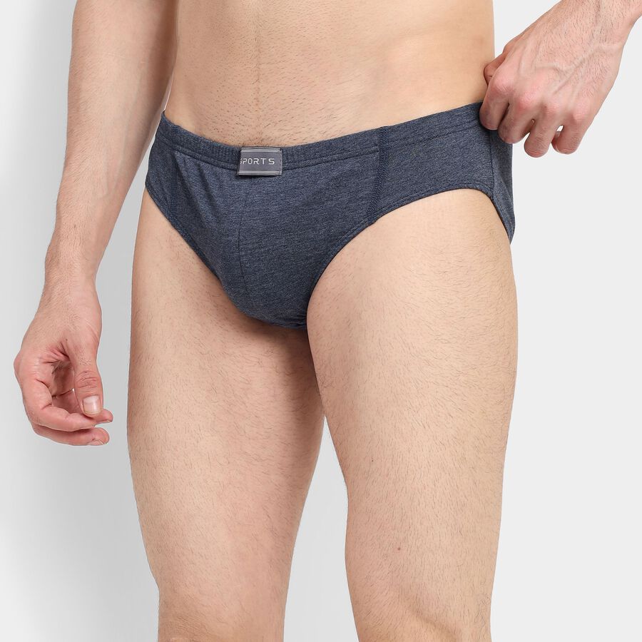 Men's Briefs, Navy Blue, large image number null