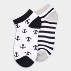 Boys' Socks (Pack of 2), Navy Blue, small