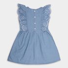 Girls' Frock, हल्का नीला, small image number null