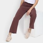 Ladies' 100% Cotton Jeans, मरून, small image number null