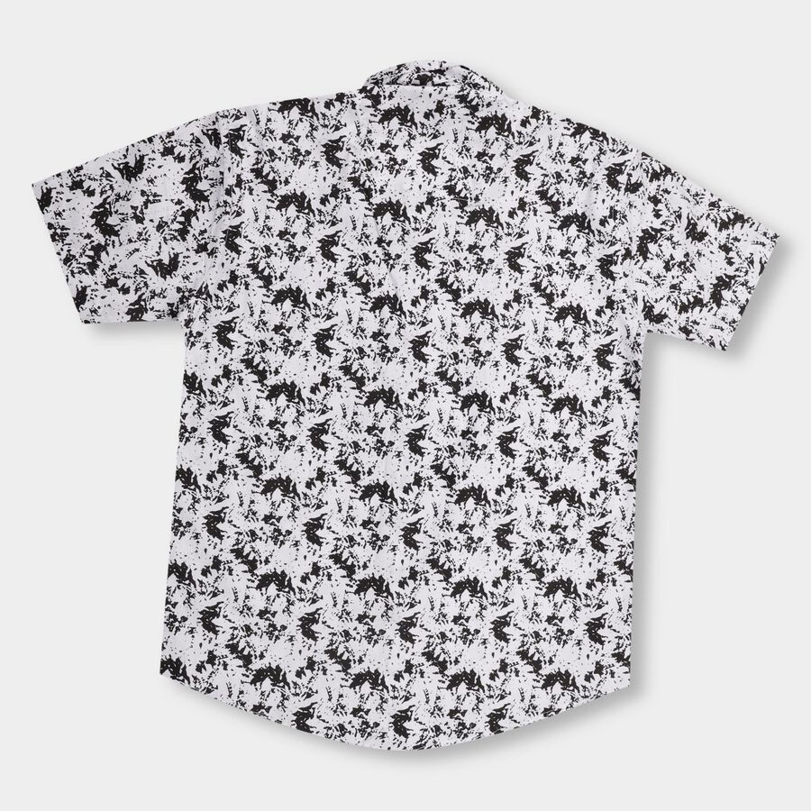 Boys' 100% Cotton Casual Shirt , सफ़ेद, large image number null