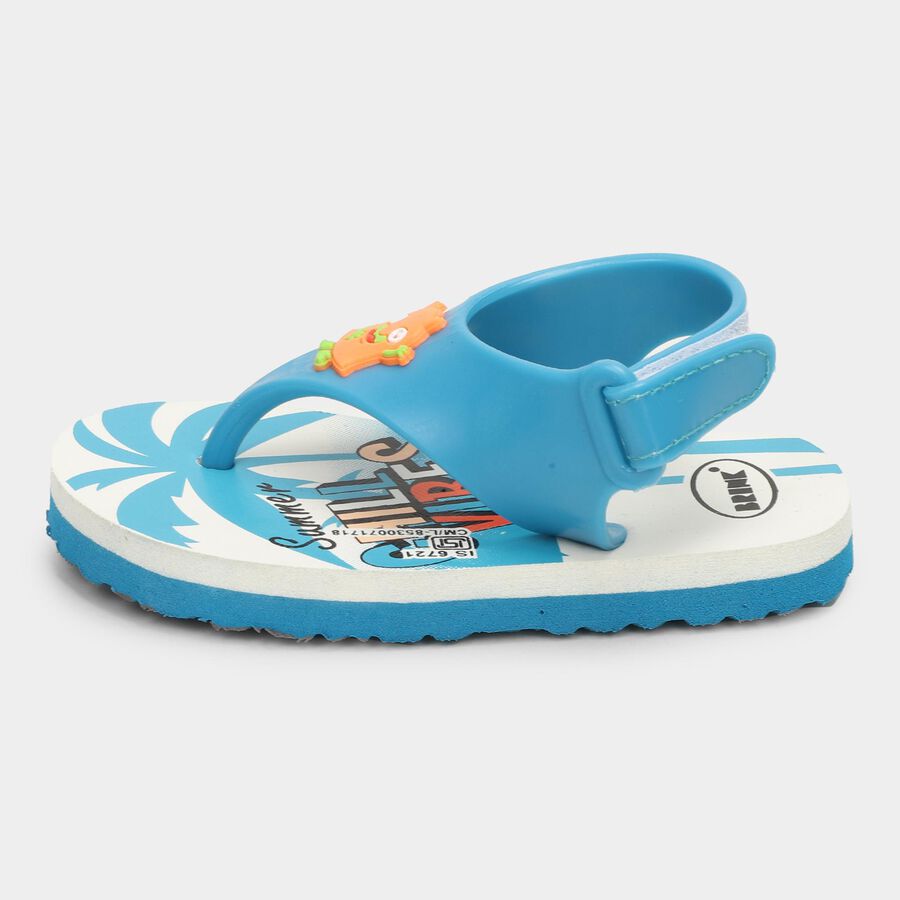 Kids' Unisex Slipper, Turquoise, large image number null