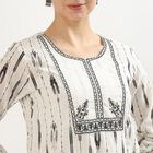 Ladies' 100% Cotton Kurta , Off White, small image number null