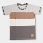 Boys' Half Sleeves T-Shirt , Dark Grey, small image number null