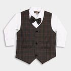 Boys' 100% Cotton Casual Shirt, गहरा ग्रे, small image number null