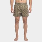 Men's Olive Green Classic Fit Solid Boxers, Olive, small