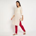 Ladies' Kurta, ऑफ व्हाइट, small image number null