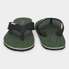 Men's Green Flip-Flops Slippers, हरा, small