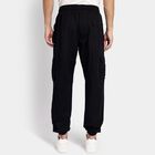 Men's 100% Cotton Track Pants, काला, small image number null