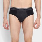 Men's 100% Cotton Briefs, Black, small image number null