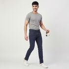 Men's Dark Grey Slim Fit Washed Jeans, Dark Grey, small