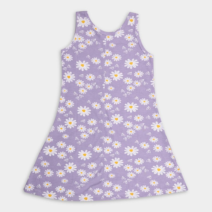 Girls' Frock, Lilac, large image number null