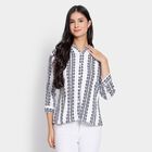 Ladies' Shirt, ऑफ व्हाइट, small image number null