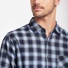 Checks Casual Shirt, Dark Blue, small image number null