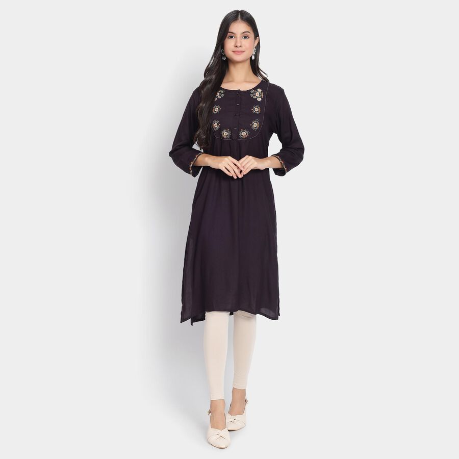 Ladies' Kurta , Brown, large image number null