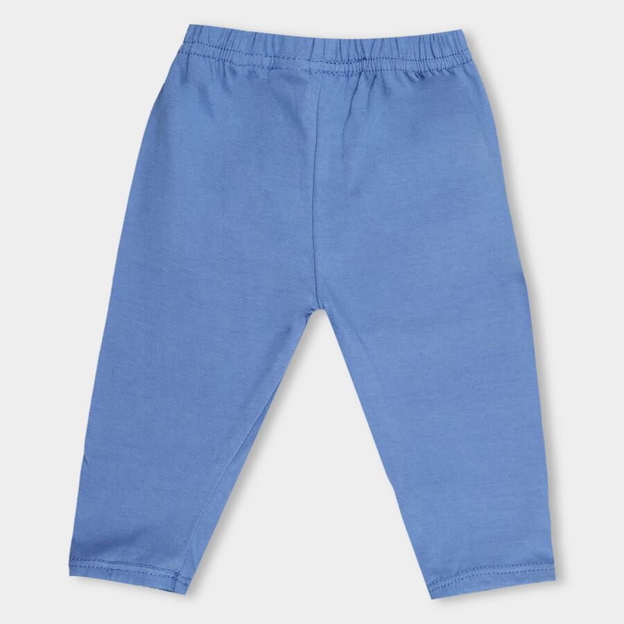 Infants' 100% Cotton Elasticated Pyjama , Mid Blue, large image number null