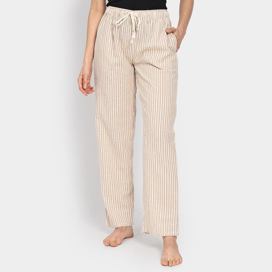 Ladies' 100% Cotton Pyjama , ऑफ व्हाइट, large image number null