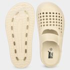 Women's Beige Slip-On Clogs, गहरा पीला, small