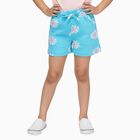 Girls' Shorts, एक्वा, small