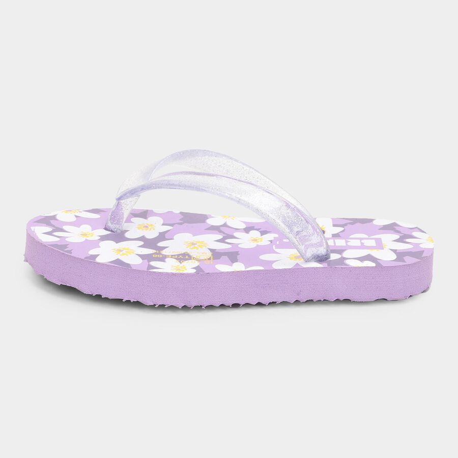Kids' Printed Slipper, लाइलेक, large image number null