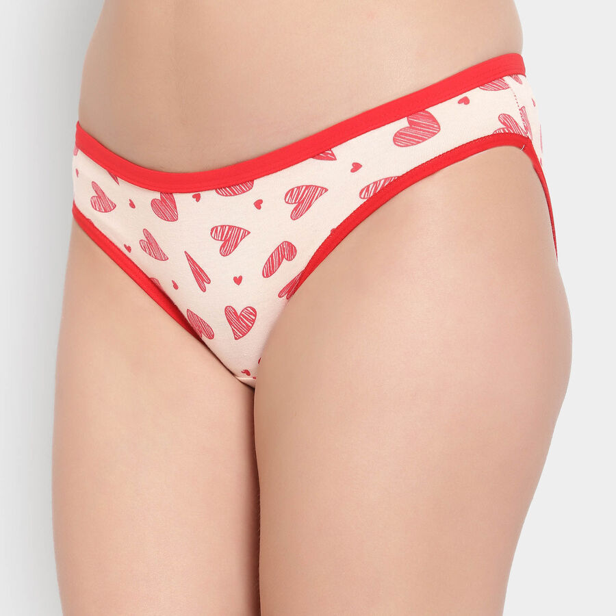 Cotton Printed Panty, Orange, large image number null