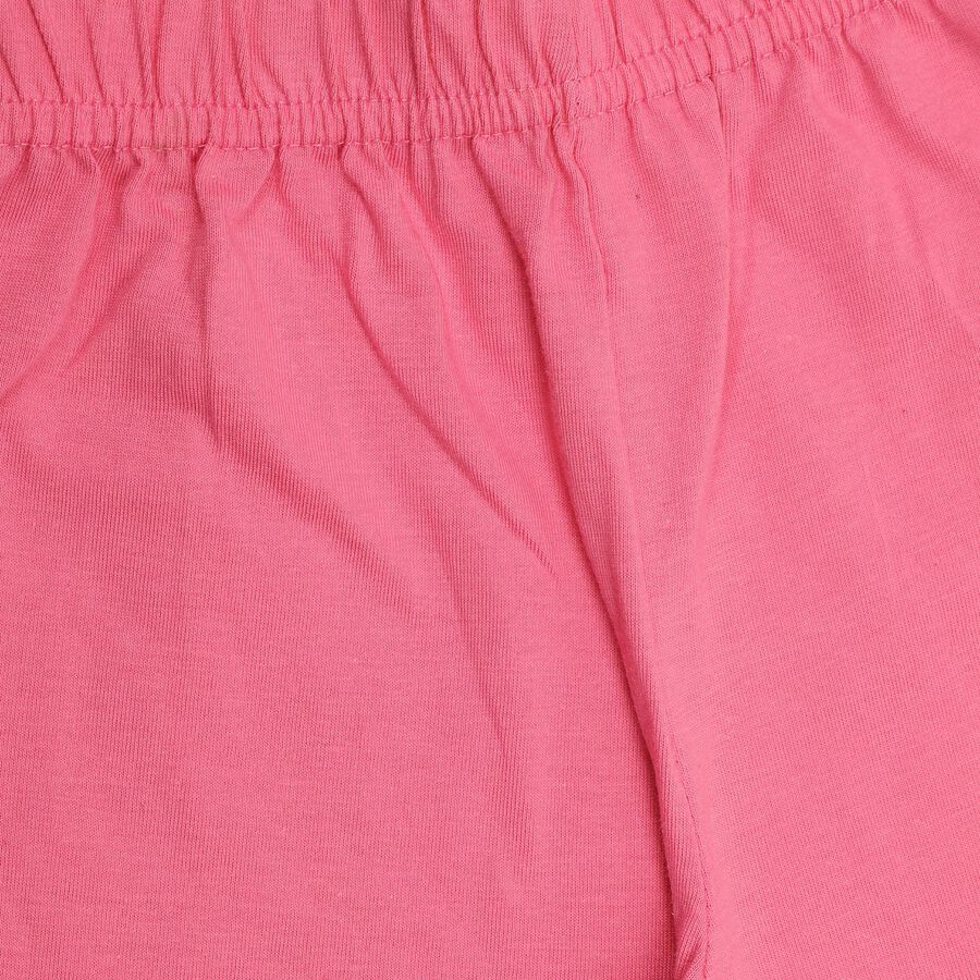 Girls' 100% Cotton Capri Set , Off White, large image number null