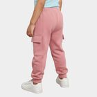 Infants Soft Pink Elastic Waist Cargo Pyjama, Light Pink, small image number null