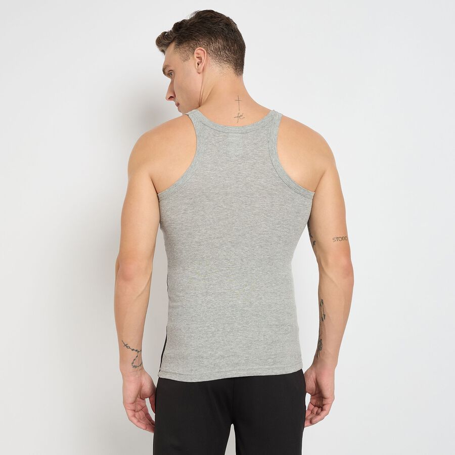 Men's Gym T-Shirt, Melange Light Grey, large image number null