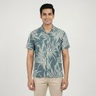 Men Grey Cotton Casual Shirt, हल्का ग्रे, small