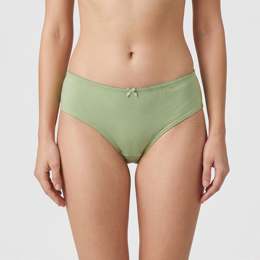 Women's Assorted Regular Fit Solid Panty, चुनिंदा, large