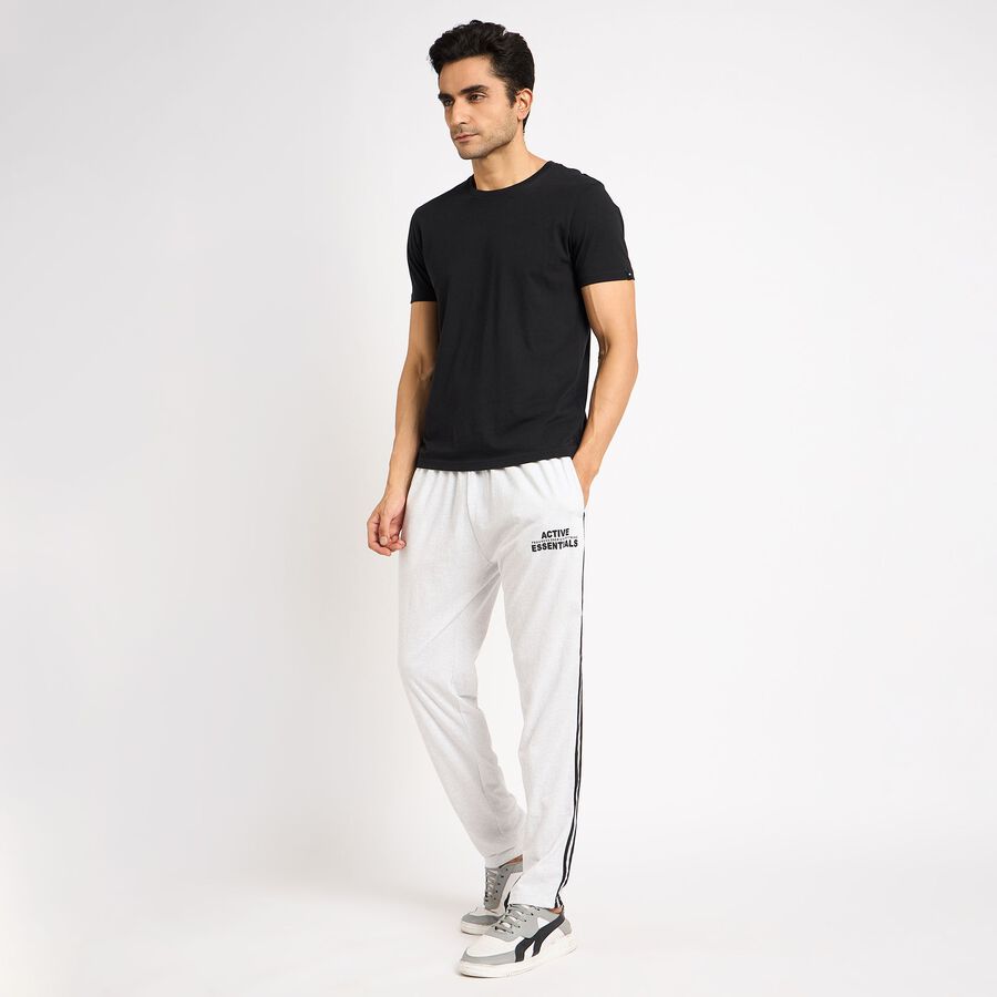 Men's Track Pants, Melange Light Grey, large image number null