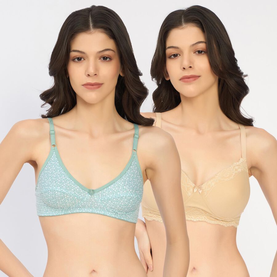 Ladies' Bra, Light Green, large image number null
