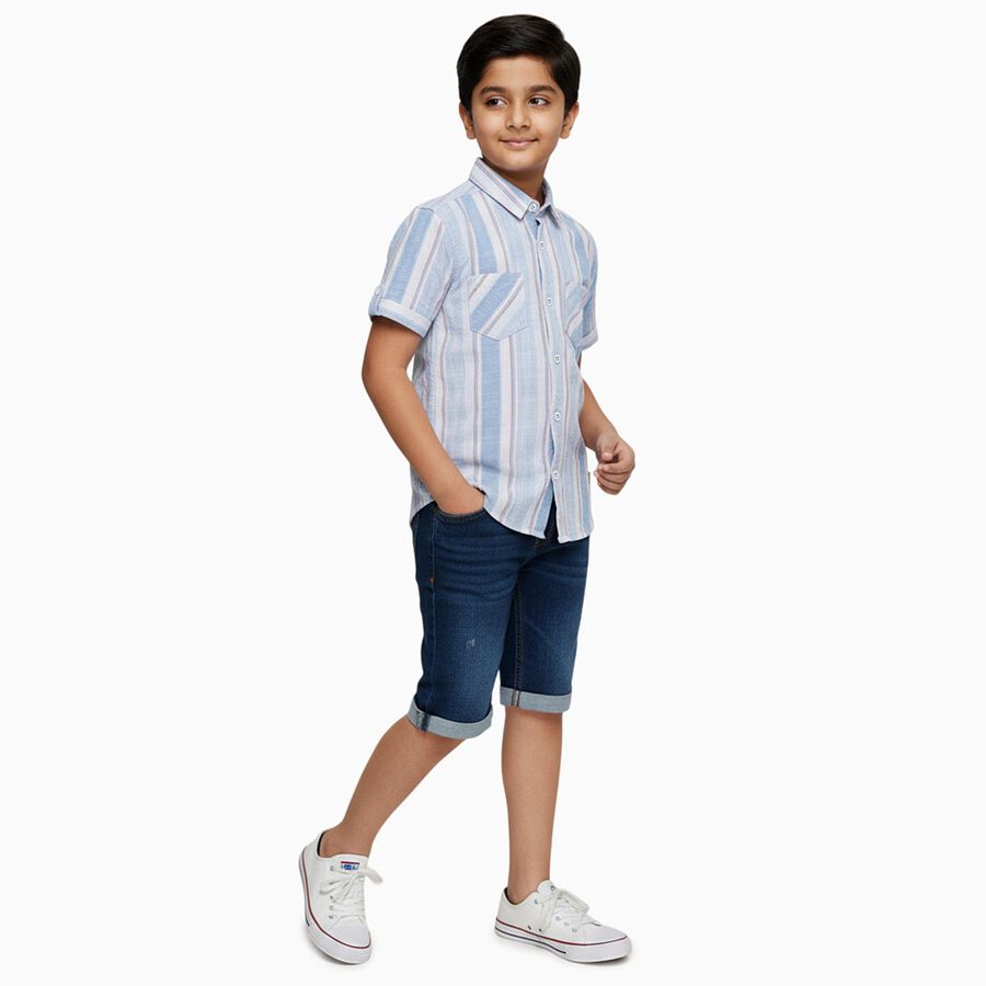 Boys' Casual Shirt, हल्का नीला, large image number null
